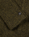 Massimo Alba Solex Wool Jacket Herringbone Olio