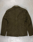 Massimo Alba Solex Wool Jacket Herringbone Olio