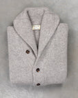 William Lockie x Frans Boone Alain Shawl Cardigan Lambswool Flannel