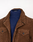Massimo Alba Field Corduroy Jacket Noce