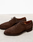 Edward Green Dover in Espresso Suede on Dainite Sole