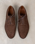 Edward Green Dover in Espresso Suede on Dainite Sole