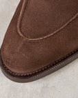 Edward Green Dover in Espresso Suede on Dainite Sole