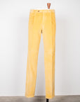 Rota Pantaloni High Rise Regular Fit 8-Wale Corduroy Giallo Toscano