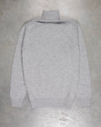 Drumohr Cashmere Dolcevita Turtleneck Grigio Medio