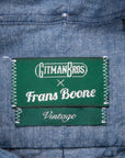 Gitman Vintage x Frans Boone Japanese Chambray Navy