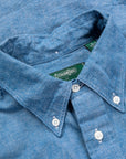 Gitman Vintage x Frans Boone Japanese Chambray Blue