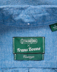Gitman Vintage x Frans Boone Japanese Chambray Blue