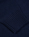 Drumohr Cashmere Dolcevita Turtleneck Navy Blue