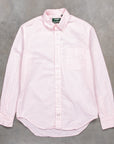 Gitman Vintage x Frans Boone Japanese Woven Stripe Seersucker Pink