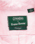 Gitman Vintage x Frans Boone Japanese Woven Stripe Seersucker Pink