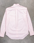 Gitman Vintage x Frans Boone Japanese Woven Stripe Seersucker Pink