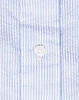 Gitman Vintage x Frans Boone Japanese Woven Stripe Seersucker Light Blue