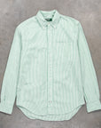 Gitman Vintage Shirt Seersucker Stripe Green