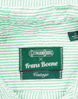 Gitman Vintage Shirt Seersucker Stripe Green