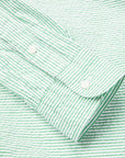 Gitman Vintage Shirt Seersucker Stripe Green