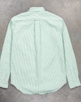 Gitman Vintage Shirt Seersucker Stripe Green