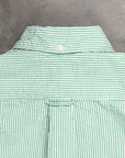 Gitman Vintage Shirt Seersucker Stripe Green