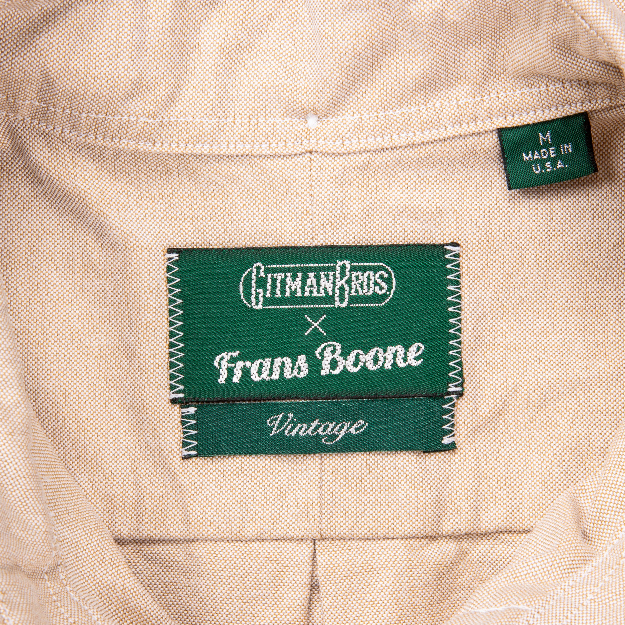 Gitman Vintage x Frans Boone Hopsack Tan