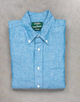 Gitman Vintage Shirt Linen Chambray Blue