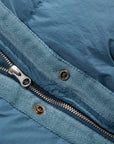 Ten C Artic Down Parka Blu Petrolio