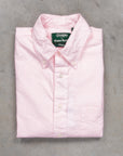 Gitman Vintage x Frans Boone Japanese Woven Stripe Seersucker Pink