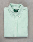 Gitman Vintage Shirt Seersucker Stripe Green