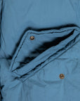 Ten C Artic Down Parka Blu Petrolio