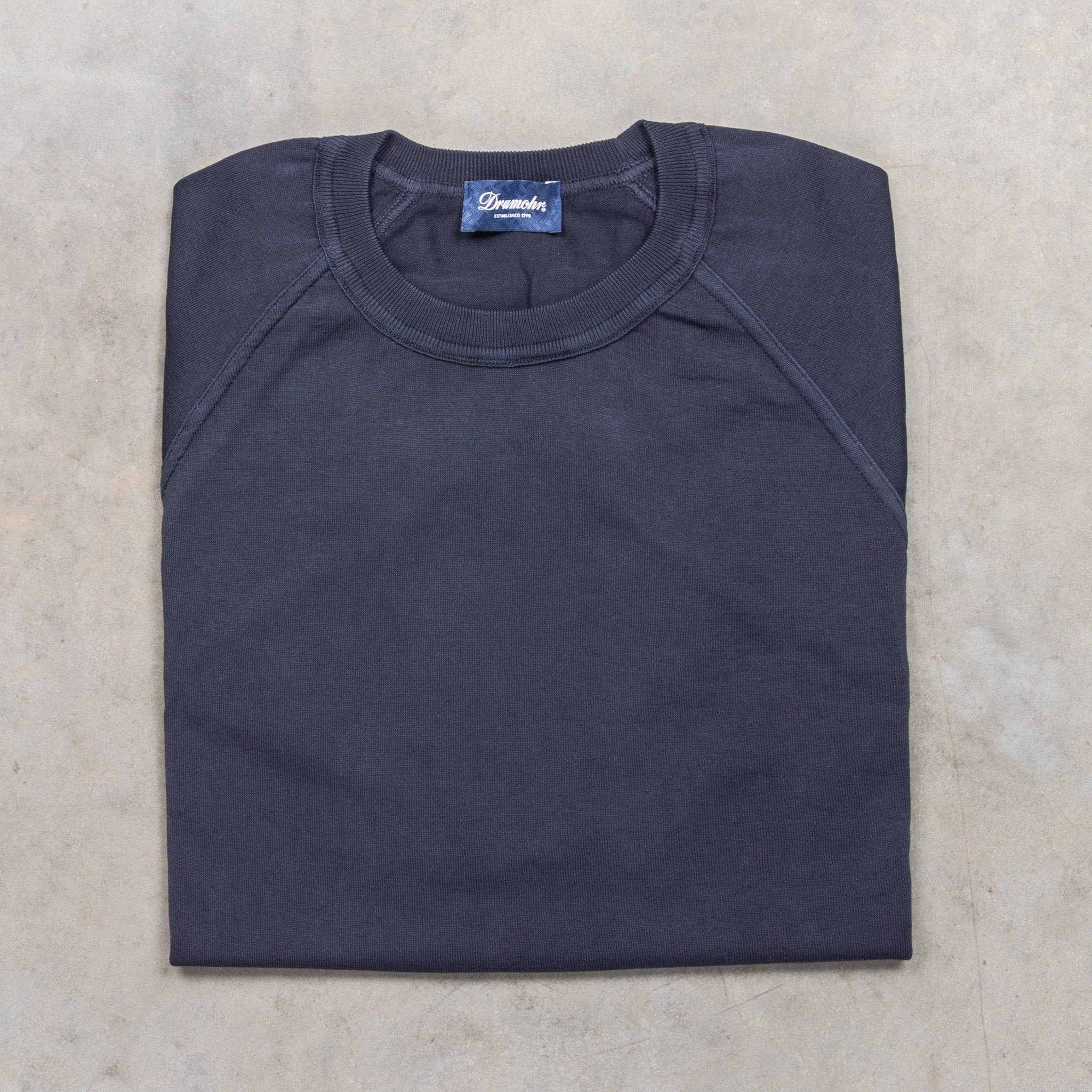 Drumohr superlight frost cotton sweater Navy – Frans Boone Store