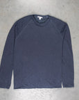 James Perse Vintage Fleece Raglan Pullover Deep pigment