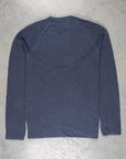 James Perse Vintage Fleece Raglan Pullover Deep pigment