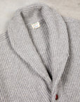 William Lockie Windsor Cashmere Shawl Cardigan Flannel