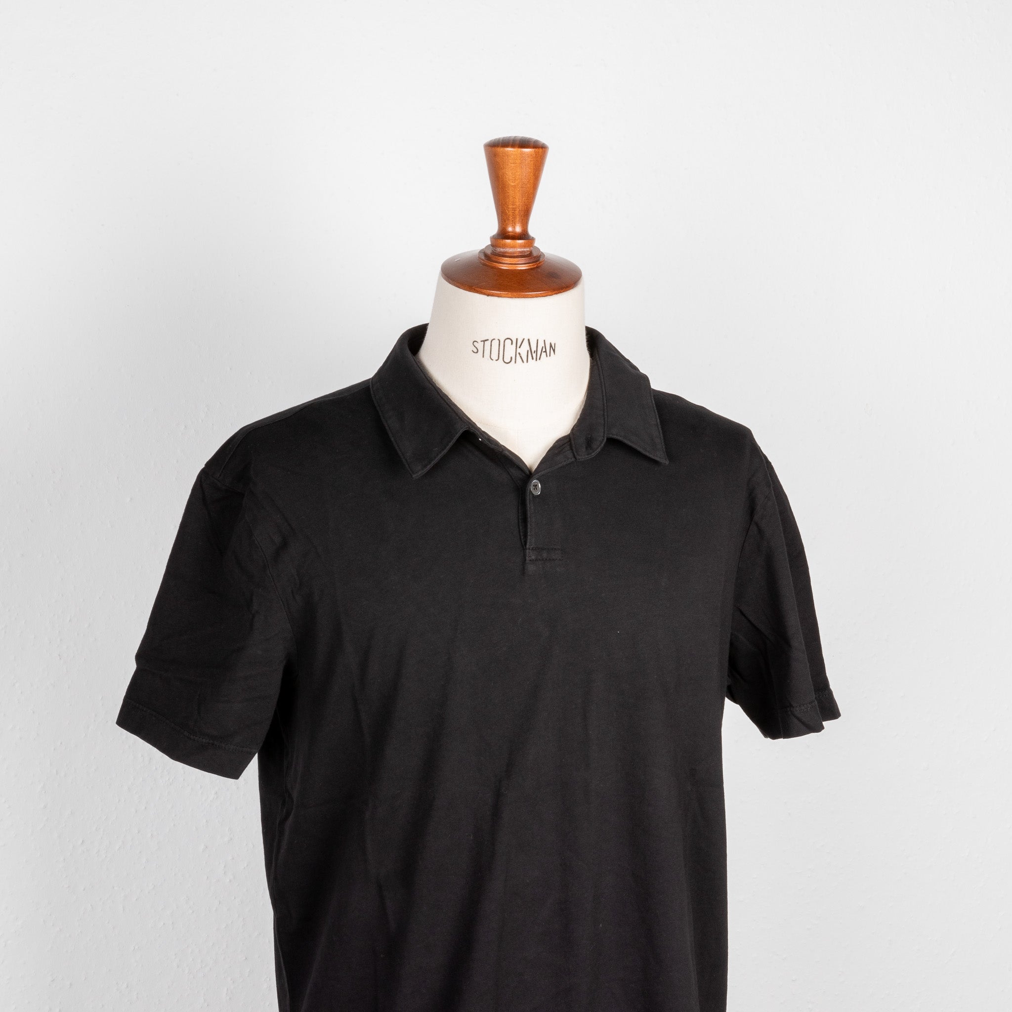 James Perse Revised polo Black