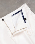 Drumohr Pantaloni Doppia Pence Cottone Latte