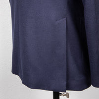 Caruso 180s Wool-Silk Butterfly Jacket Mid Blue