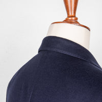 Caruso 180s Wool-Silk Butterfly Jacket Mid Blue