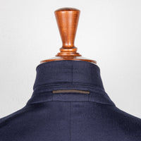 Caruso 180s Wool-Silk Butterfly Jacket Mid Blue