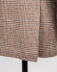 De Petrillo Posillipo Shetland Tweed Jacket Prince Of Wales Beige