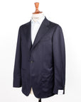 Caruso Nuage Wool-Silk Butterfly Jacket Blu Notte