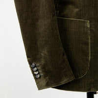 De Petrillo Posillipo Corduroy Jacket Verde Marcio Scuro