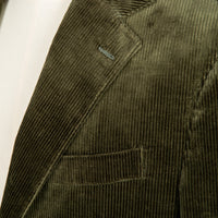 De Petrillo Posillipo Corduroy Jacket Verde Marcio Scuro
