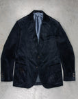 De Petrillo Posillipo Corduroy Jacket Blu Notte