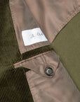 De Petrillo Posillipo Corduroy Jacket Verde Marcio Scuro