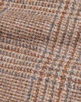 De Petrillo Posillipo Shetland Tweed Jacket Prince Of Wales Beige