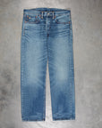 RRL Straight Fit Denim Hillsview Wash