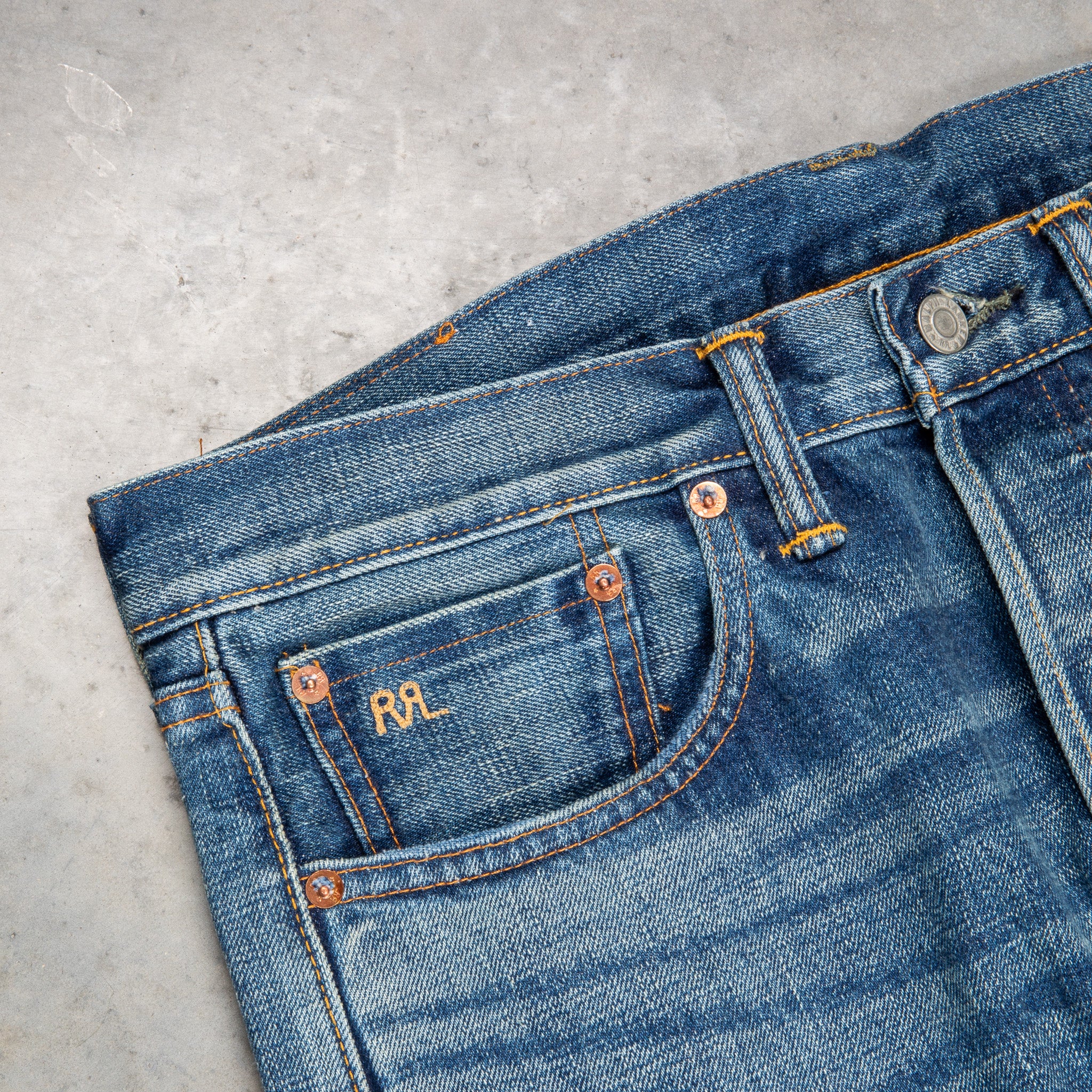 RRL Straight Fit Denim Hillsview Wash – Frans Boone Store
