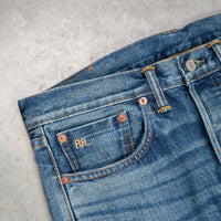 RRL Straight Fit Denim Hillsview Wash