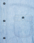 Orslow Vintage Fit Work Shirt Bleached Chambray