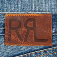 RRL Straight Fit Denim Hillsview Wash