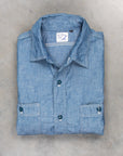 Orslow 01-8070 84M 4.5 oz chambray shirt